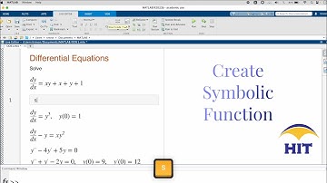 MATLAB | Differential Equations