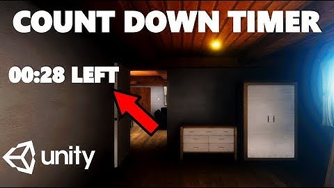 HOW TO CREATE A COUNT DOWN TIMER IN C# UNITY TUTORIAL