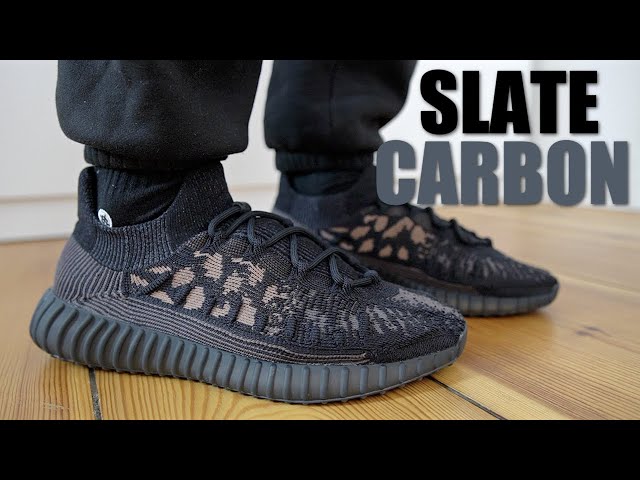 BEST COLORWAY YET? - YEEZY 350 V2 CMPCT SLATE CARBON REVIEW & ON ...