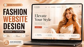 🔥 Fashion Website Design in Figma | Luxora UI/UX Tutorial 2026 | Complete Beginner to Pro Guide