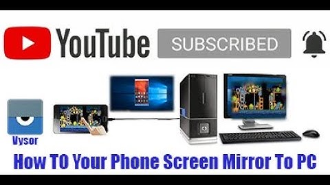 How To Mirror Your Smart Phone To PC Using Vysor In Windows 7 8 10 | 2020