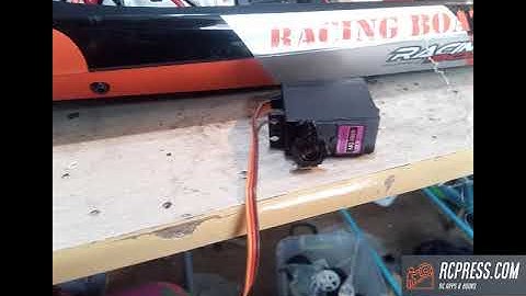 RC Techtip: servo sizing for RC boat