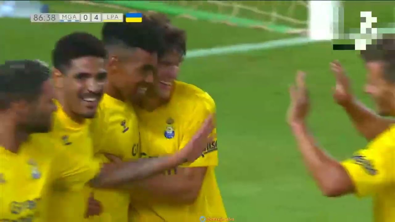 Golazo de Marvin Park en el Malaga 0 UD Las Palmas 4 | Audio: Hector Ruiz | J2 22-23