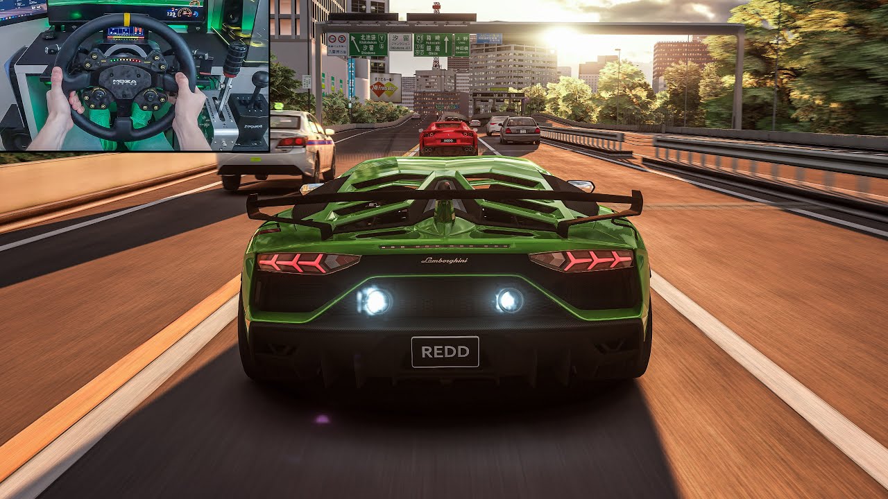 Lamborghini Aventador SVJ Gintani Exhaust & Ferrari 812 GTS Gintani - Assetto Corsa | Moza R16