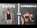 Resistance bands vs dumbbells best exercises by body part