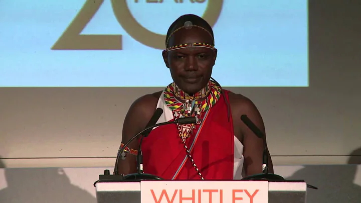 Daniel Letoiye's speech at The 2013 Whitley Awards