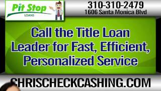 Need a short term loan immediately? your check cashed fast? we can
cash any checks at chris's cashing in santa monica, california. visit
us htt...