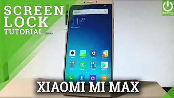 How to Set Screen Lock in XIAOMI Mi Max - Fingerprint & Pattern