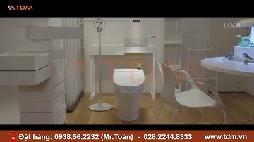 TDM.VN | Review bồn cầu thông minh Inax AC-618VN (AC618VN) - Bàn cầu điện tử tự xả nước mở nắp