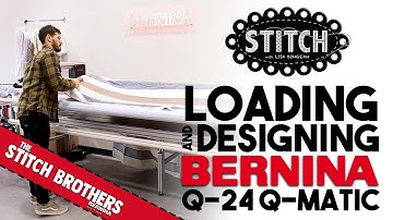 Loading & Designing | Bernina Q-24 Q-Matic | Longarm Quilting with Robotics | Primitive Gatherings