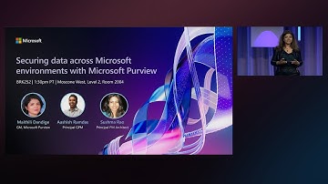 Securing data across Microsoft environments with Microsoft Purview | BRK252