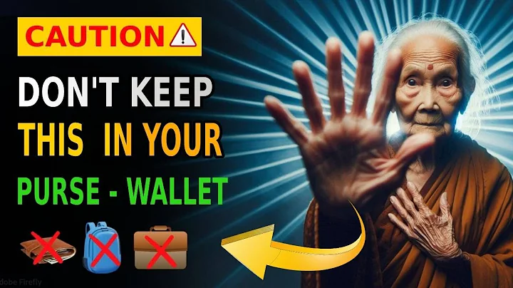 Never put this in your bag; it locks MONEY AND ABUNDANCE | Buddhist Teachings