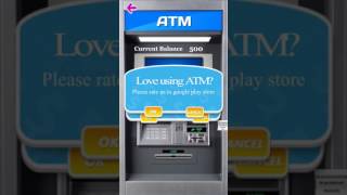 ATM learning Simulator Money and Bank Learning screenshot 1