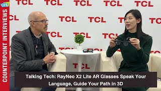 Talking Tech: RayNeo X2 Lite AR Glasses Speak Your Language, Guide Your Path in 3D | #CES2024