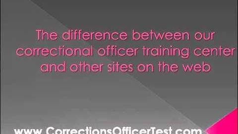 corrections officer practice test free