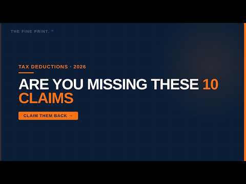 $7,500 Lost: Tax Deductions Australia Most People Never Claim
