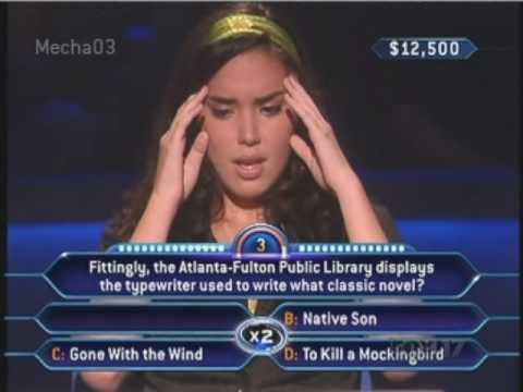 "You only have 3 seconds left.." - Who Wants to be a Millionaire [Old Format]