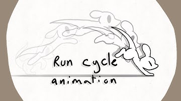 Squirrel run cycle animation *flipaclip*