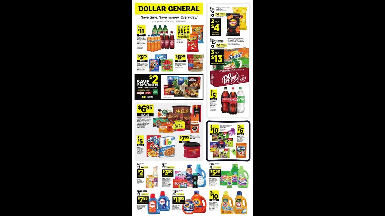 Dollar General Weekly Ad September 15 – September 21, 2024 - YouTube