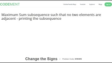 Printing Maximum sum subsequence such that no two elements are adjacent