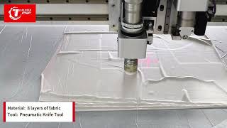Truster cnc fabric cutting Oscillating knife cutting fully automatic