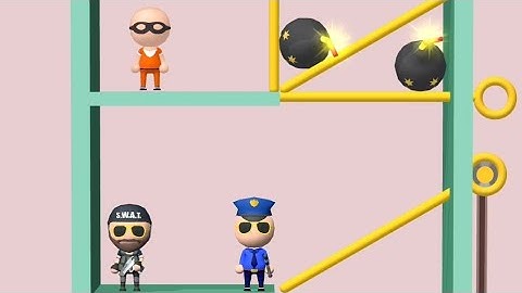 Prison Escape Gameplay All Level Pull The Pin / Prison Escape Game