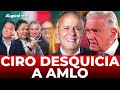 CIRO GÓMEZ LEYVA pone RABIOSO a AMLO en la MAÑANERA: lo ACUSA del FRAUDE en 2006 con CALDERÓN