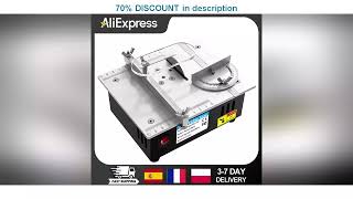 A must-have product! DC24V 96W Mini Table Saw High-power Electric Bench Saw 7-Speed Adjustable DIY