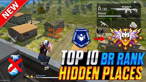 TOP 10 HIDDEN PLACES FOR BR RANK IN BERMUDA MAP | AFTER NEW SEASON | BR RANK TIPS AND TRICKS
