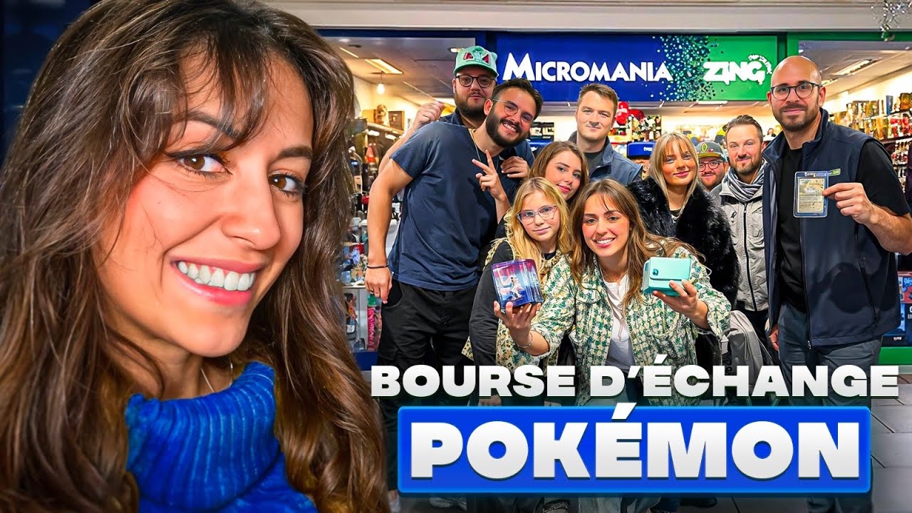 On refait UNE BOURSE D'ÉCHANGE Pokémon (chez Micromania)