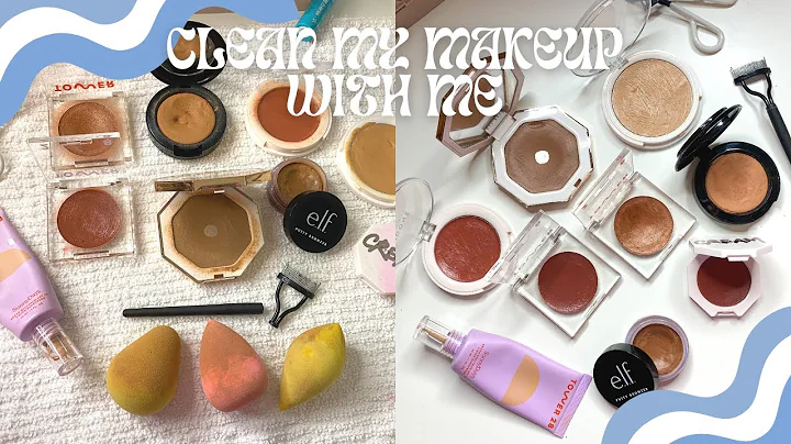 cleaning my makeup + no buy/low buy + my future on...