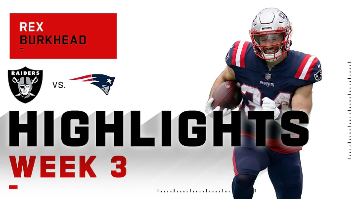 Rex Burkhead Finishes w/ 3 TDs! | NFL 2020 Highlig...