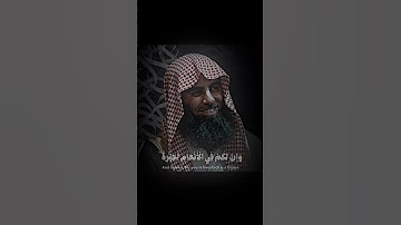 تلاوة خاشعة الشيخ محمد اللحيدان