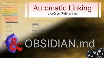 Obsidian - How To Cross Link/Reference Your Notes