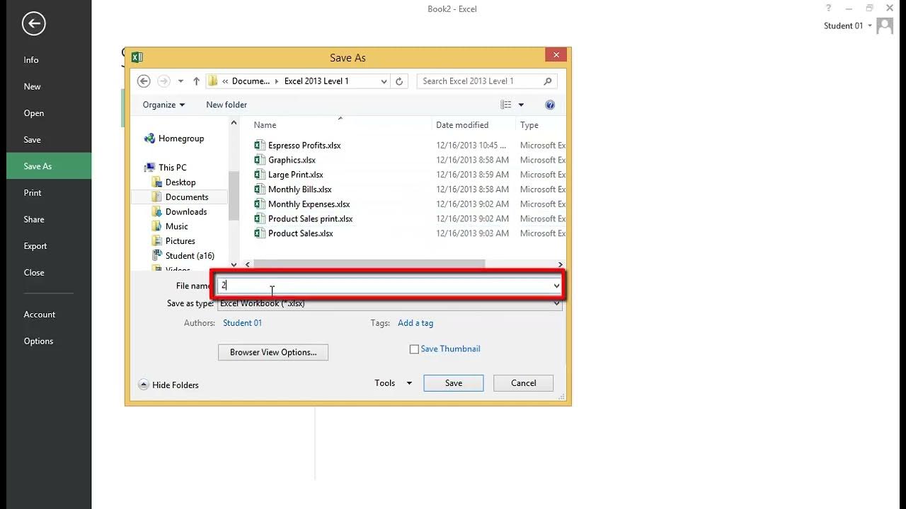 how-to-save-excel-files-properly-avoid-data-loss-excel-2013-youtube