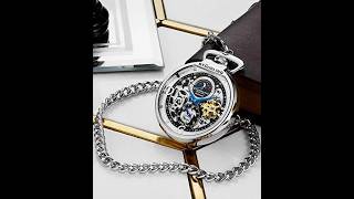 Stuhrling Original Mens Skeleton Automatic Pocket Watch Review - Pros & Cons - Stuhrling Original
