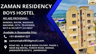 zaman residency jamshedpur🏚️ | Boys hostel 👦 jamshedpur Gulab bagh colony phase 1 |