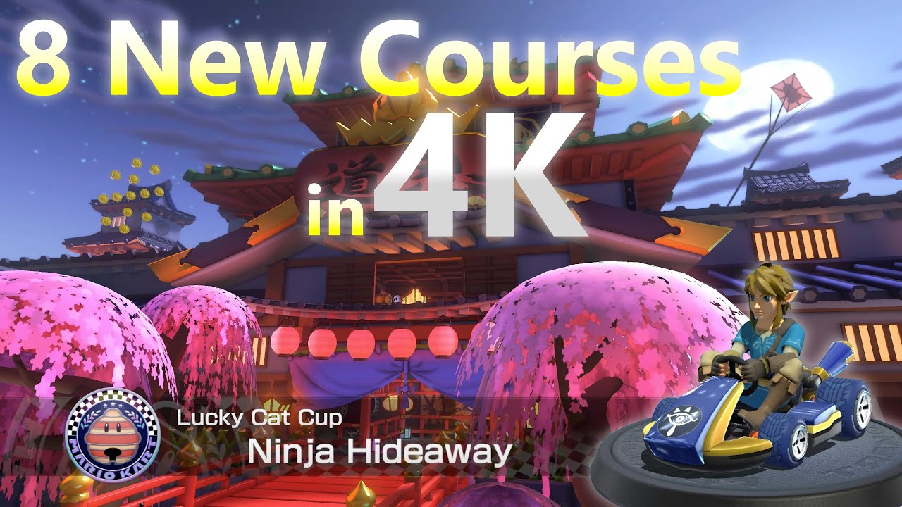 Mario Kart Booster Pack on PC in 4K (Ryujinx) All 8 Tracks (ASMR
