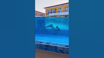 Customized Acrylic Glass Underwater Window For Swimming pool