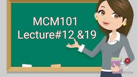 MCM101||Lecture#12 and 19||short notes||Stereotypes & Effects of Print media