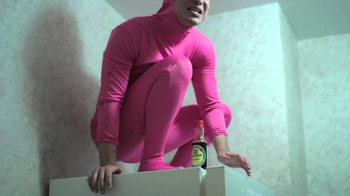 PINK GUY COOKS STIR FRY AND RAPS