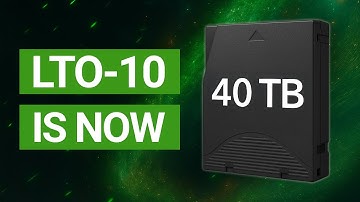 40 TB on Tape? LTO-10 Makes It Real