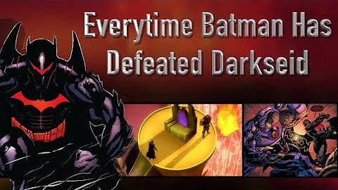 Did Batman beat Darkseid himself?