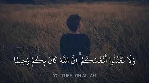 خالد الجليل |ماتيسر من سورة النساء|    ﴿ولا تَقْتُلُوا أَنفُسَكُمْ ۚ... ﴾