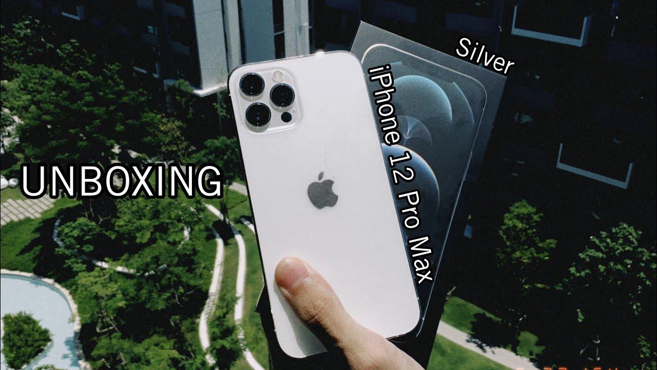 Unboxing iPhone12 Pro Max Silver + Accessories (สีนี้ดีมาก)