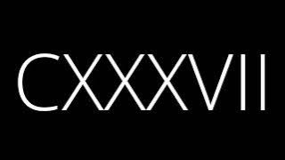 137 ~ Roman Numerals
