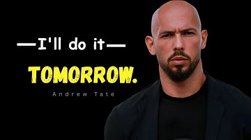Chase Progress, Not Pleasure — Andrew Tate Motivational Speech