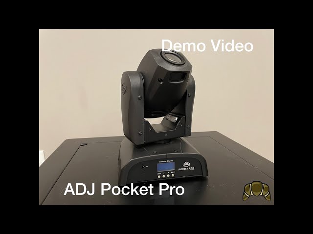 ADJ Pocket Pro Moving Head |Overview and Demo - YouTube