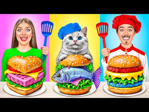 Видео: Кулинарный Челлендж: Я против Бабушки с Котиком от Multi DO Smile