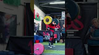 New British Record! 154kg Axle @ 90kg bodyweight  #officialstrongman #strongman